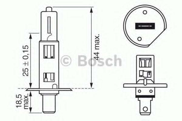 BOSCH 1 987 302 018 Bulb, spotlight